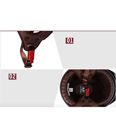 Casque Moto Tête de Mort Vintage skull-Calaveras