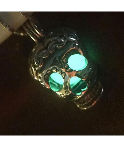 Collier Tête de Mort Crâne Calavera (Argent)-Calaveras