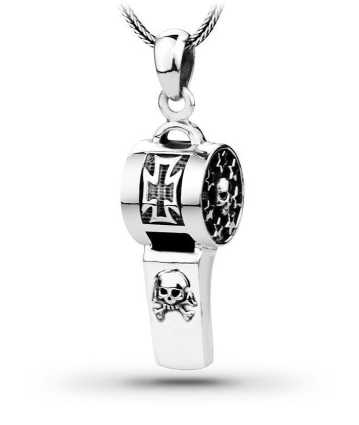 Collier Tête de Mort Sifflet Maléfique