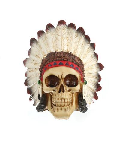 Crâne Tête de Mort Chef indien