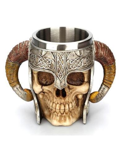 Mug Tête de Mort Viking