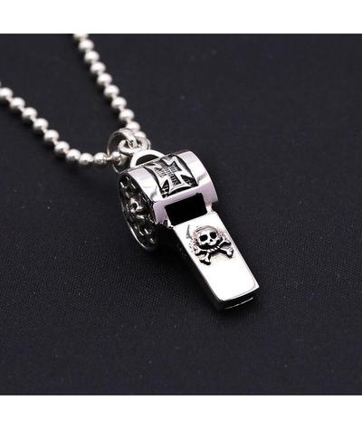 Collier Tête de Mort Sifflet Maléfique-Calaveras