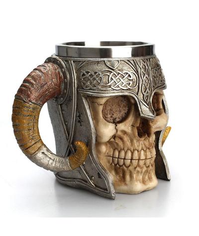Mug Tête de Mort Viking-Calaveras