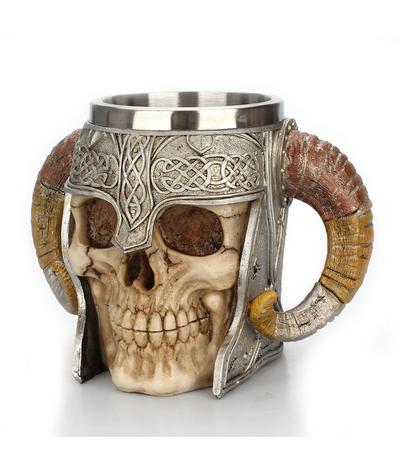 Mug Tête de Mort Viking-Calaveras