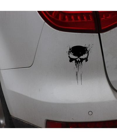 Sticker Tête de Mort Punisher-Calaveras