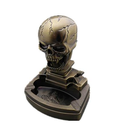 Cendrier et Briquet En Forme de Tête de Mort-Calaveras