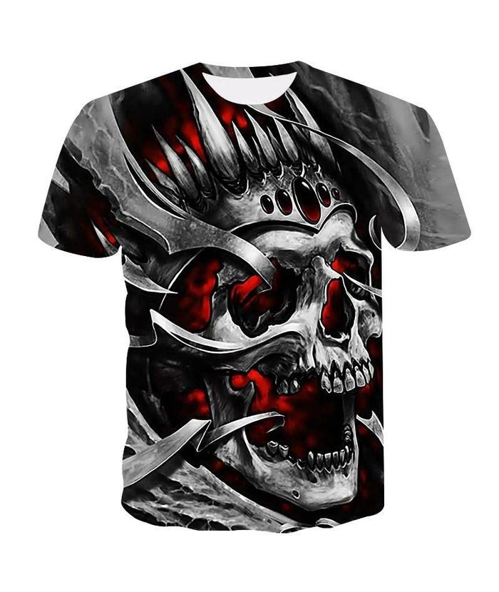 T-Shirt Tête de Mort<br> Dents