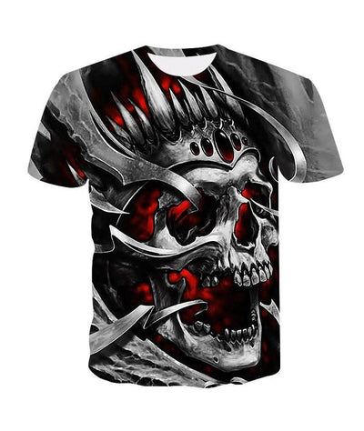 T-Shirt Tête de Mort<br> Dents